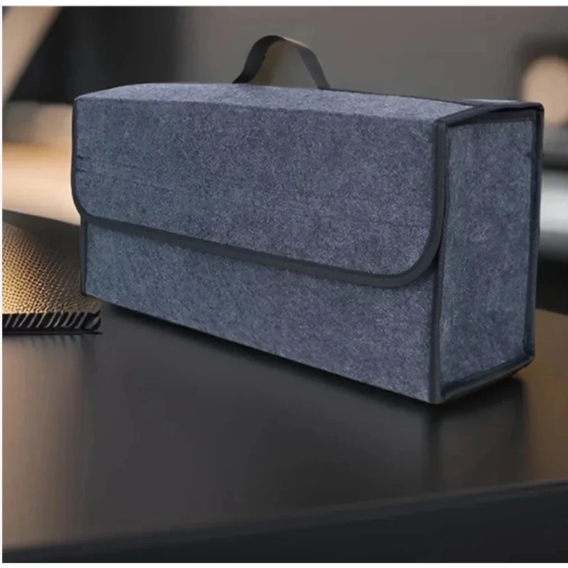 Tech Accessories Organizer - Car Trunk Soft Organizer Felt Storage