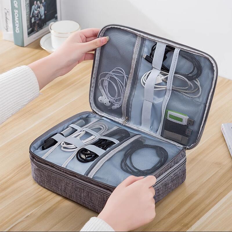 Tech Accessories For A Tablet - Electronics Travel Organizer Case, Tech Accessories