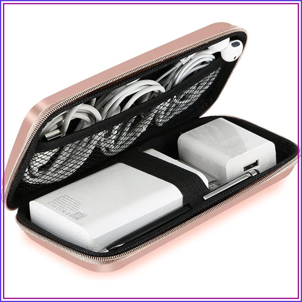 Tech Accessories Organizer - Travel Essential Electronics Organizer Pouch Charger
