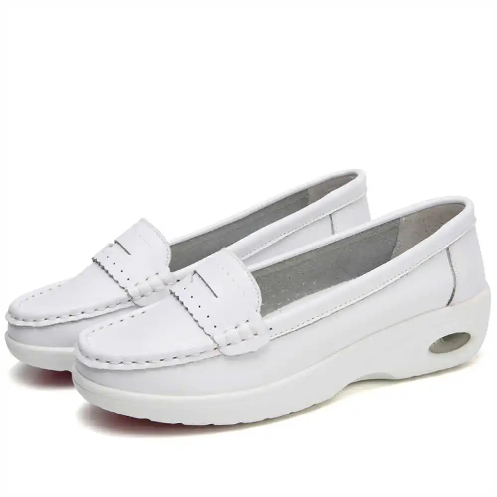 Thick Sole Slipon White Traine - Tech Accessories To Buy reseña y precio