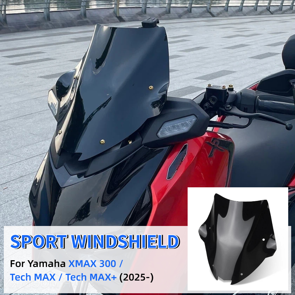 Motorcycle Sport Windshield Fo - X Tech Accessories reseña y precio