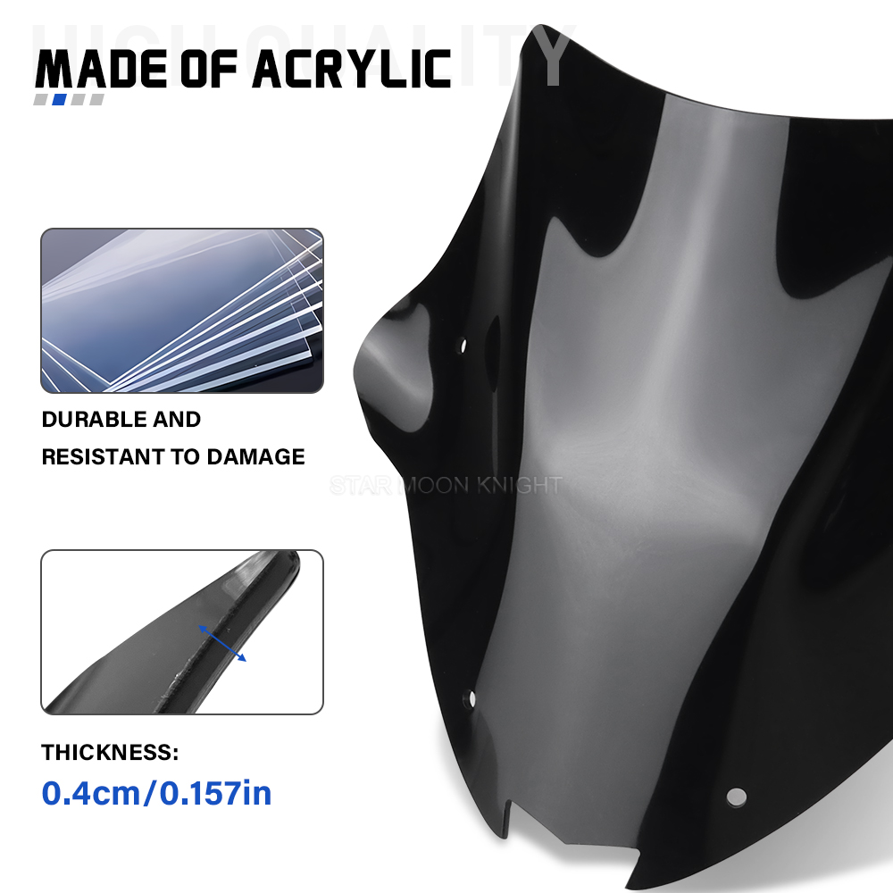 Motorcycle Sport Windshield Fo - X Tech Accessories reseña y precio
