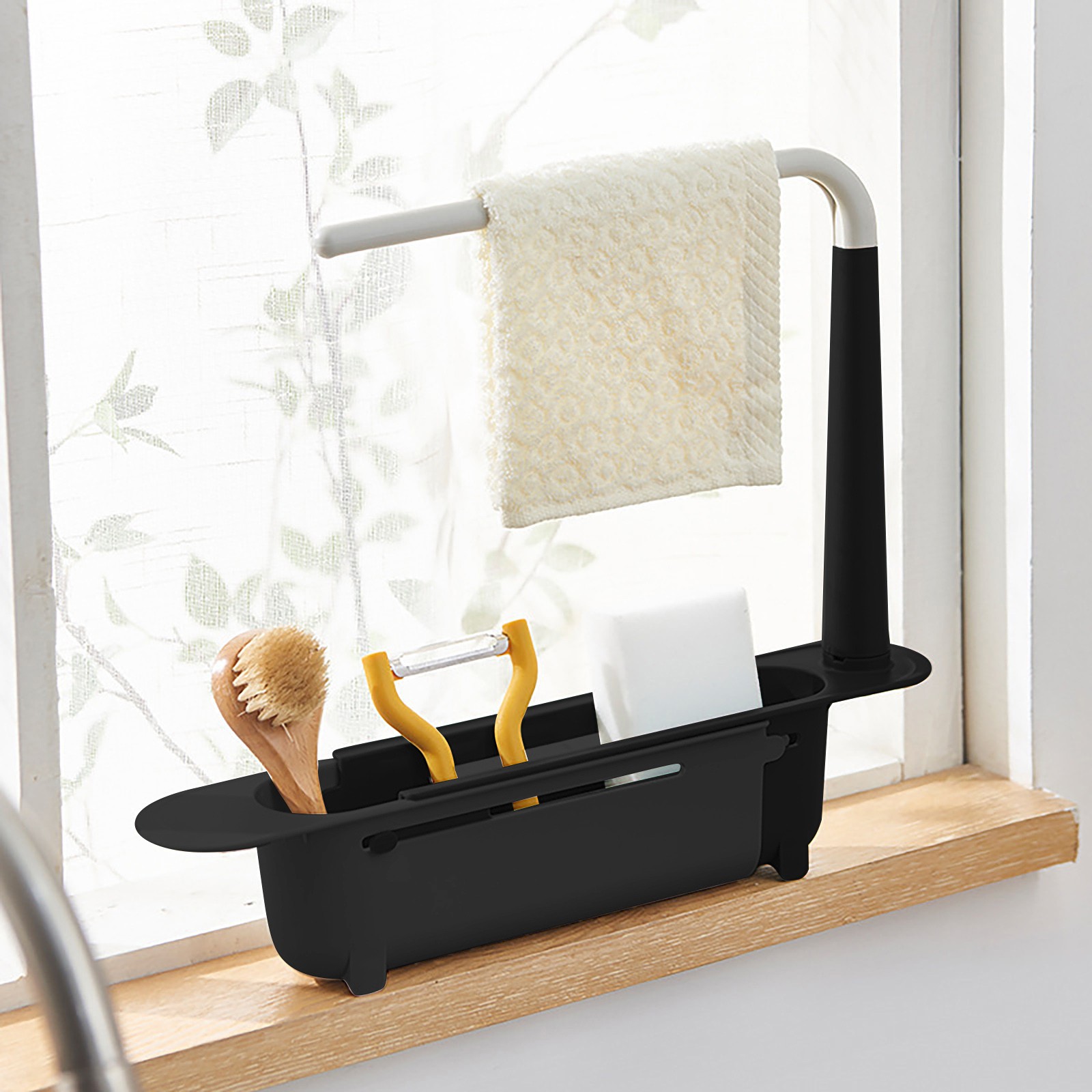 elescopic Sink Shelf Drainer R - Tech Accessories Organizer reseña y precio