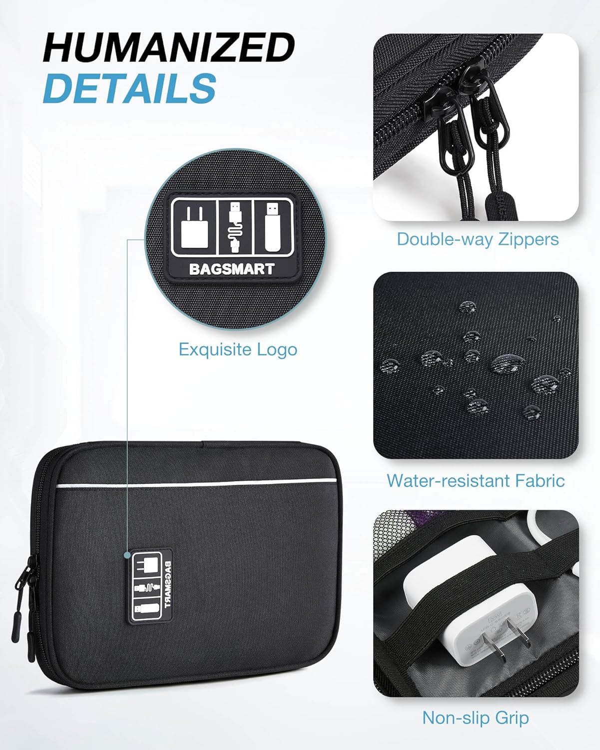 Large Electronics Travel Organ - Tech Accessories Images reseña y precio