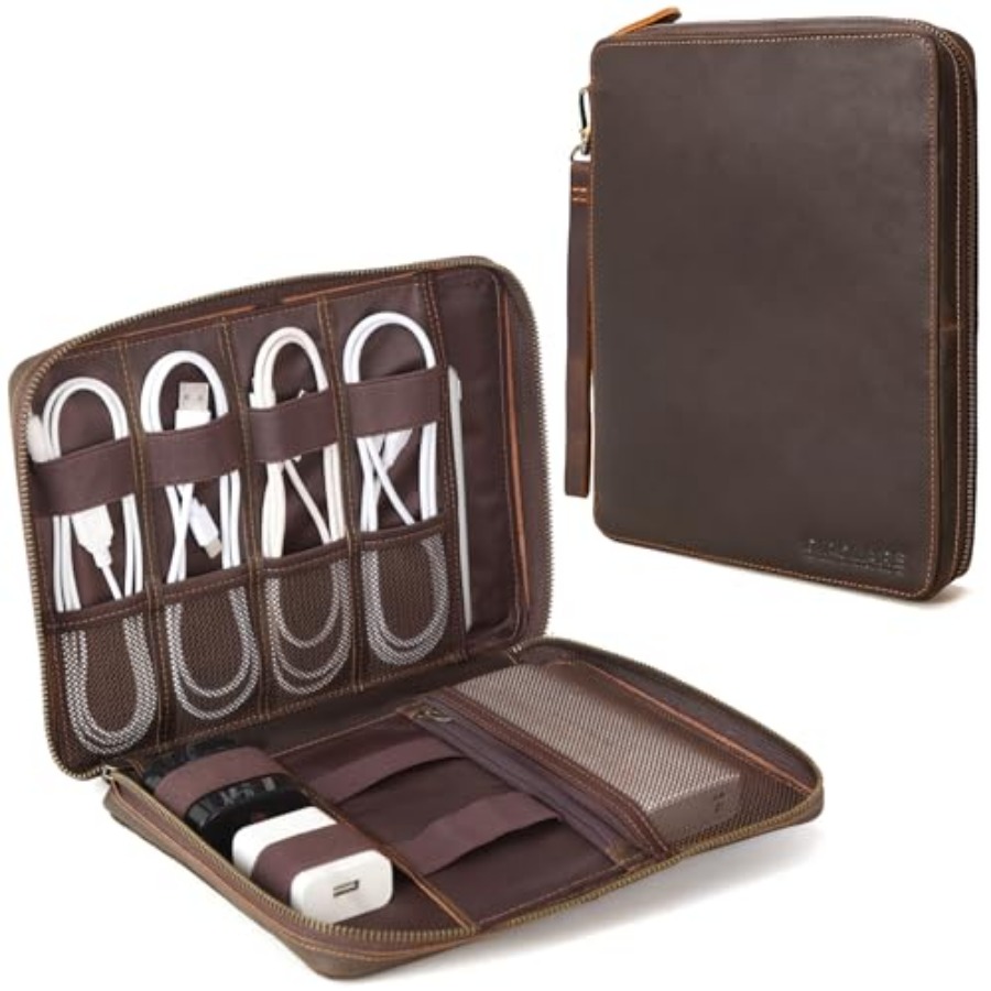 Polare Full Grain Leather Trav - Tech Accessories Travel reseña y precio
