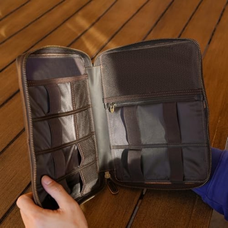Polare Full Grain Leather Trav - Tech Accessories Travel reseña y precio