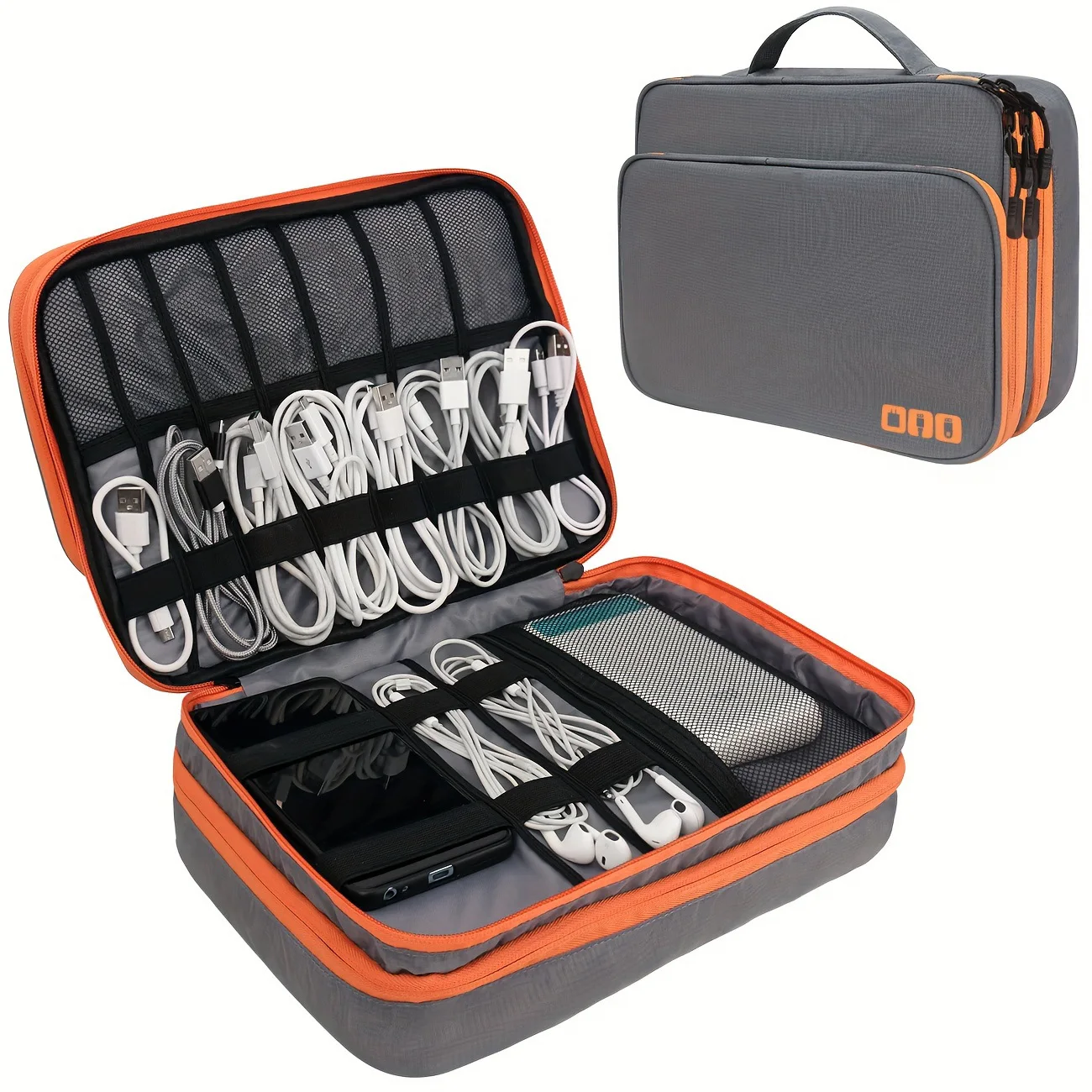 Portable Waterproof Multi-Laye - Tech Accessories Organizer reseña y precio