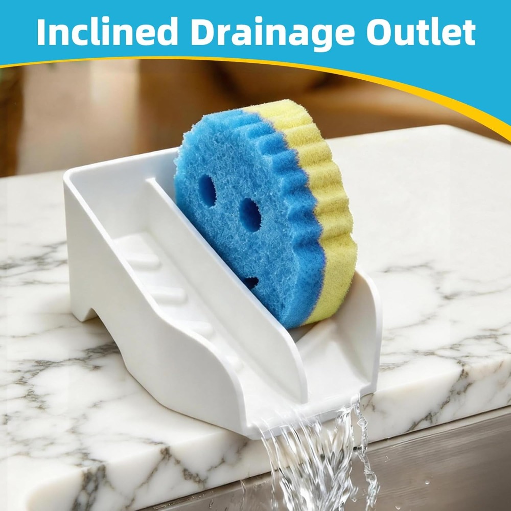 Smiley Face Kitchen Sink Spong - Tech Accessories Organizer reseña y precio