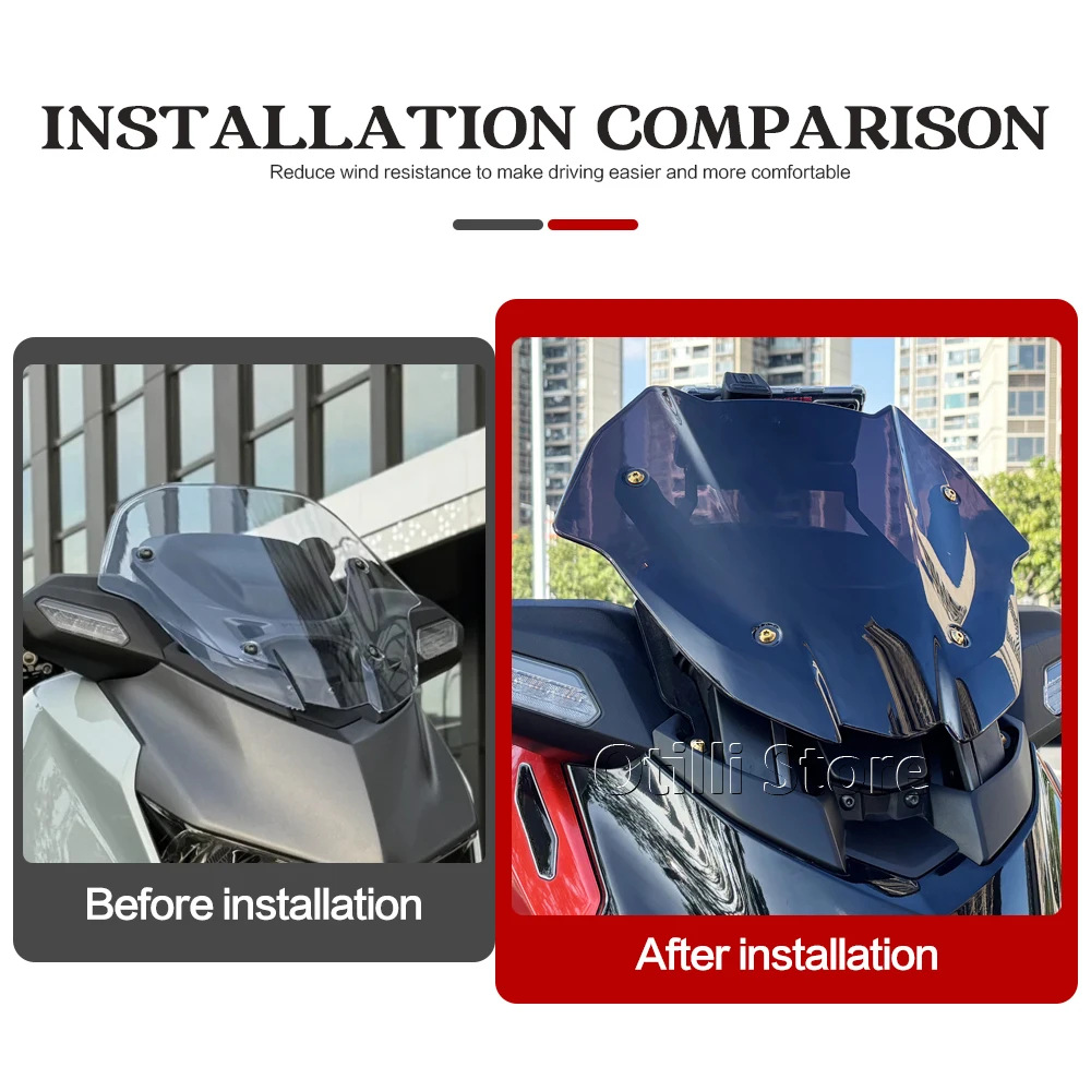 Windscreen For YAMAHA X-MAX 30 - X Tech Accessories reseña y precio