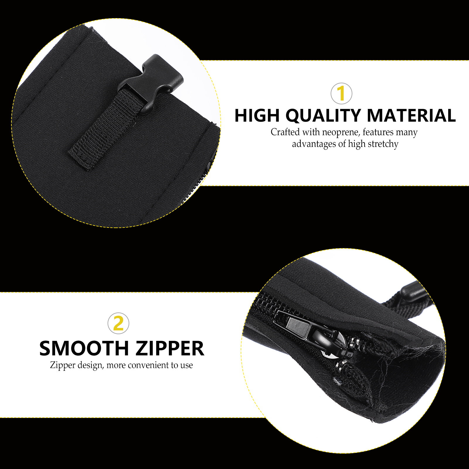 4Pcs Neoprene Cable Organizer  - Cable Sleeve Neoprene reseña y precio