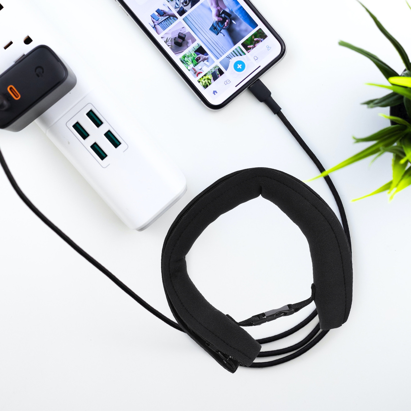 4Pcs Neoprene Cable Organizer  - Cable Sleeve Neoprene reseña y precio
