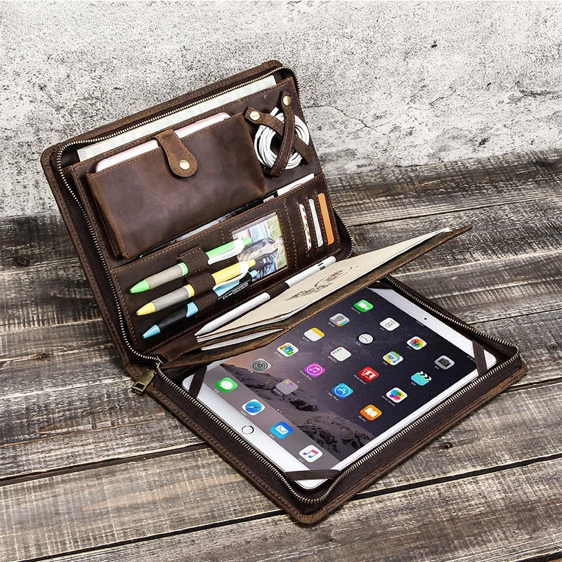 Leather Tablet Storage Bag for - Tech Accessories For A Tablet reseña y precio