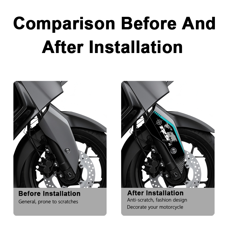 POSFIRA Motorcycle Front Fende - X Tech Accessories reseña y precio