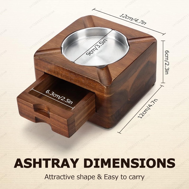 Wooden Cigar Ashtray with Phon - Tech Accessories For A Tablet reseña y precio