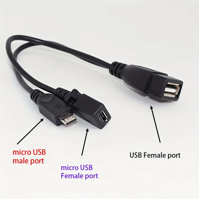 2-in-1 OTG USB to Micro USB Sp - Tech Accessories For A Tablet reseña y precio