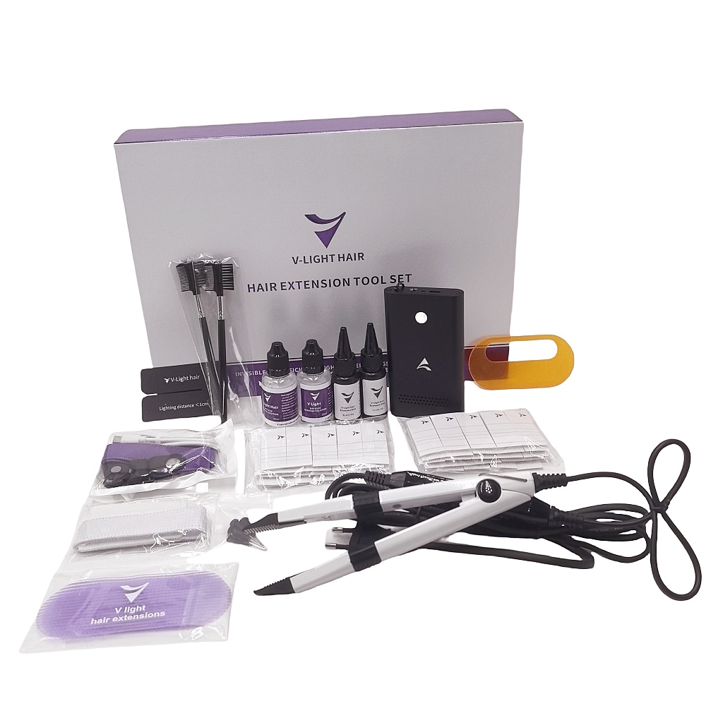 Black V-Light Seamless Hair Ex - Tech Accessories Uk reseña y precio