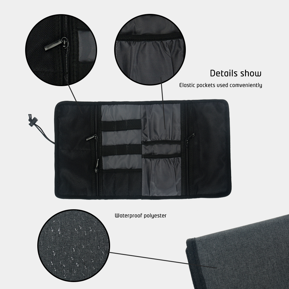 Portable Foldable Travel Cable - Tech Accessories Organizer reseña y precio