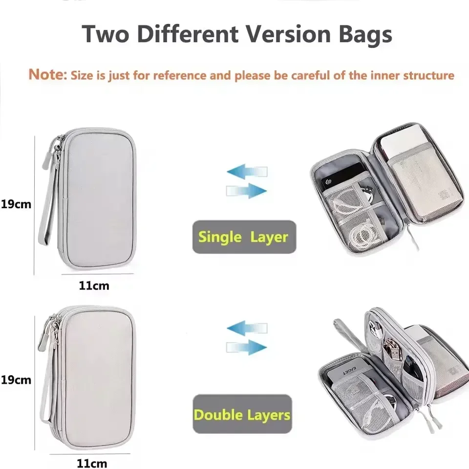 Travel Cable Bag Portable Digi - Tech Accessories Organizer reseña y precio