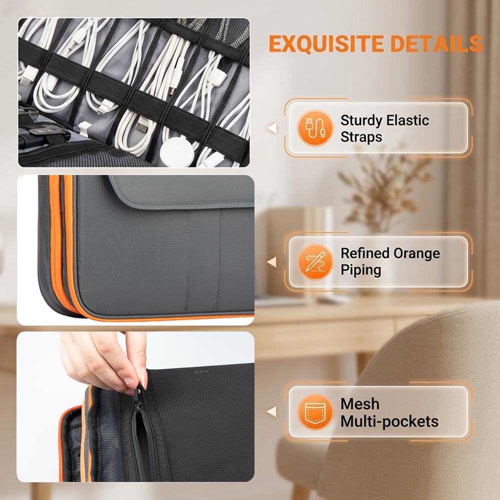 Large Capacity Tech Organizer  - Tech Accessories Travel reseña y precio