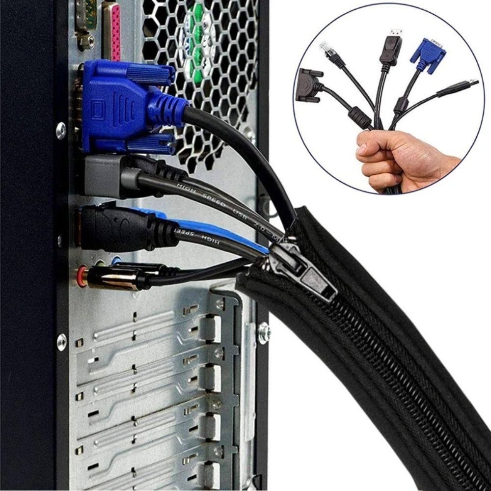Data Cable Cable Wire Protecto - Cable Sleeve Neoprene reseña y precio