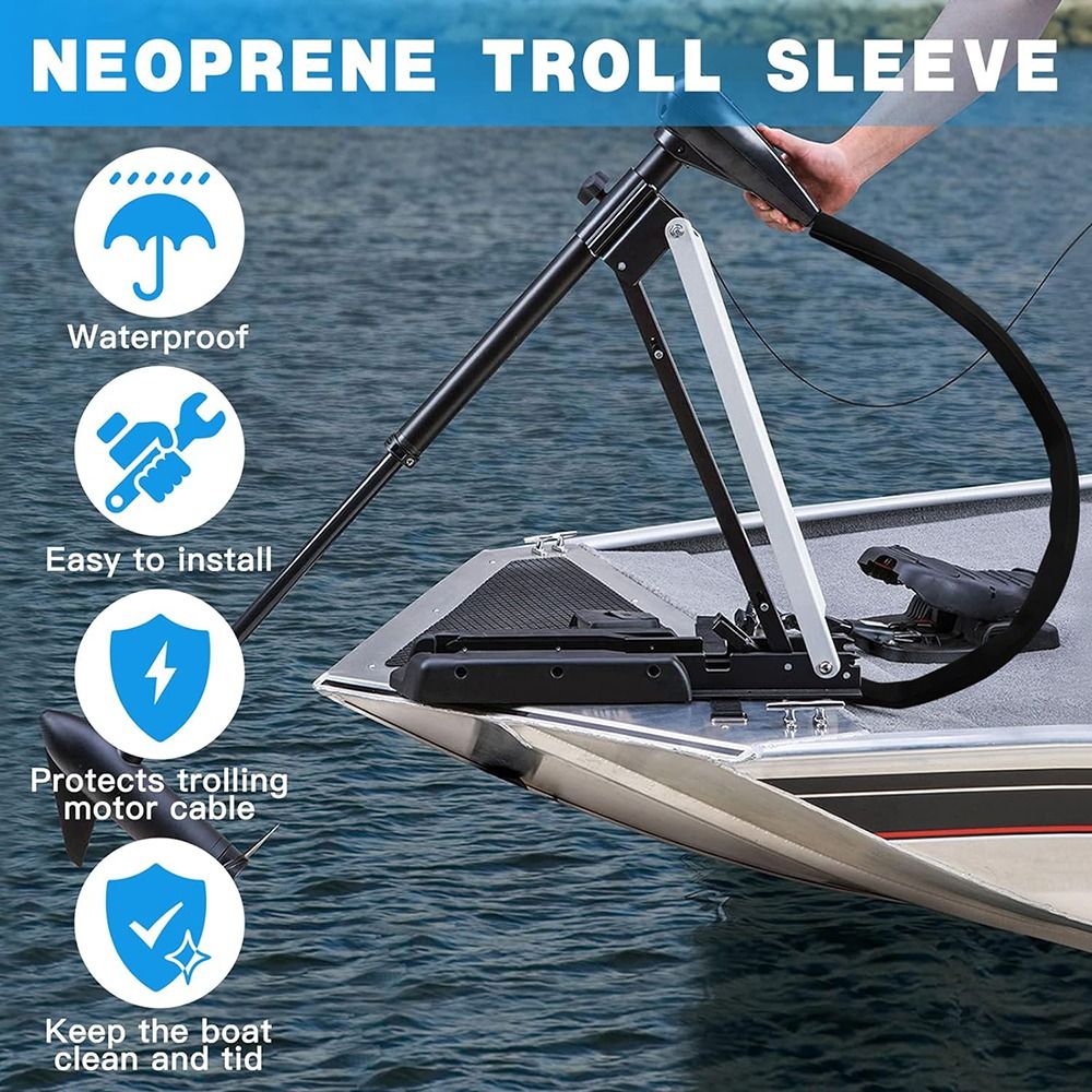 Trolling Motor Cable Organizer - Cable Sleeve Neoprene reseña y precio