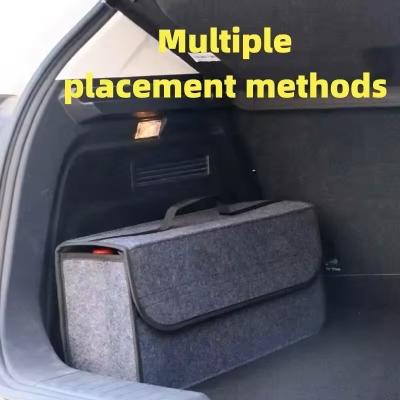 Car Trunk soft Organizer Felt  - Tech Accessories Organizer reseña y precio