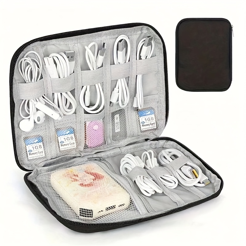 Travel Cable Organizer Case: 1 - Tech Accessories Organizer reseña y precio
