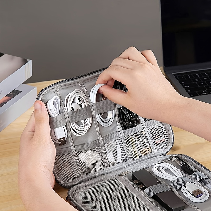 Travel Cable Organizer Case: 1 - Tech Accessories Organizer reseña y precio