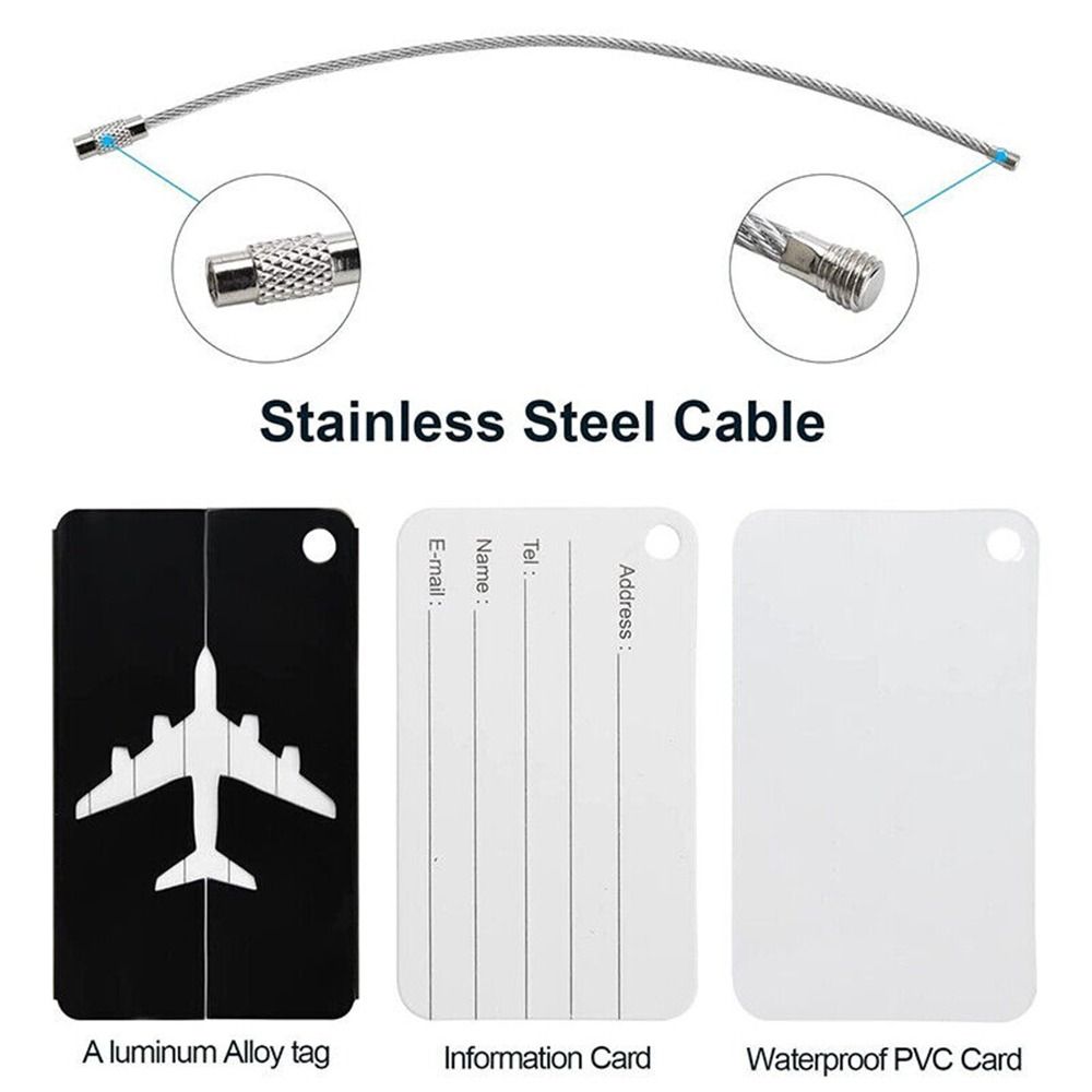 Aluminium Travel Luggage Tags  - Tech Accessories Travel reseña y precio