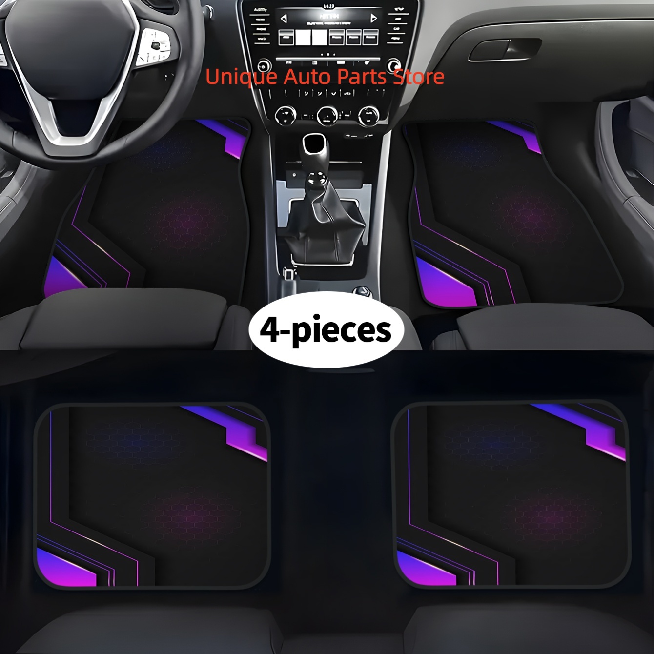 4pcs 2D High-Tech Geometric Pa - Tech Protect Accessories reseña y precio