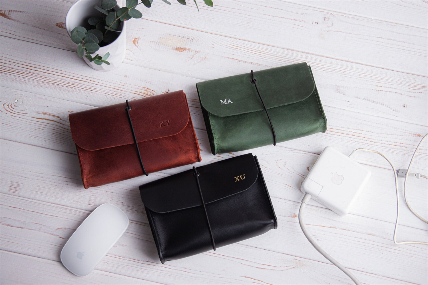 Genuine Leather MacBook Mouse  - Tech Accessories Travel reseña y precio