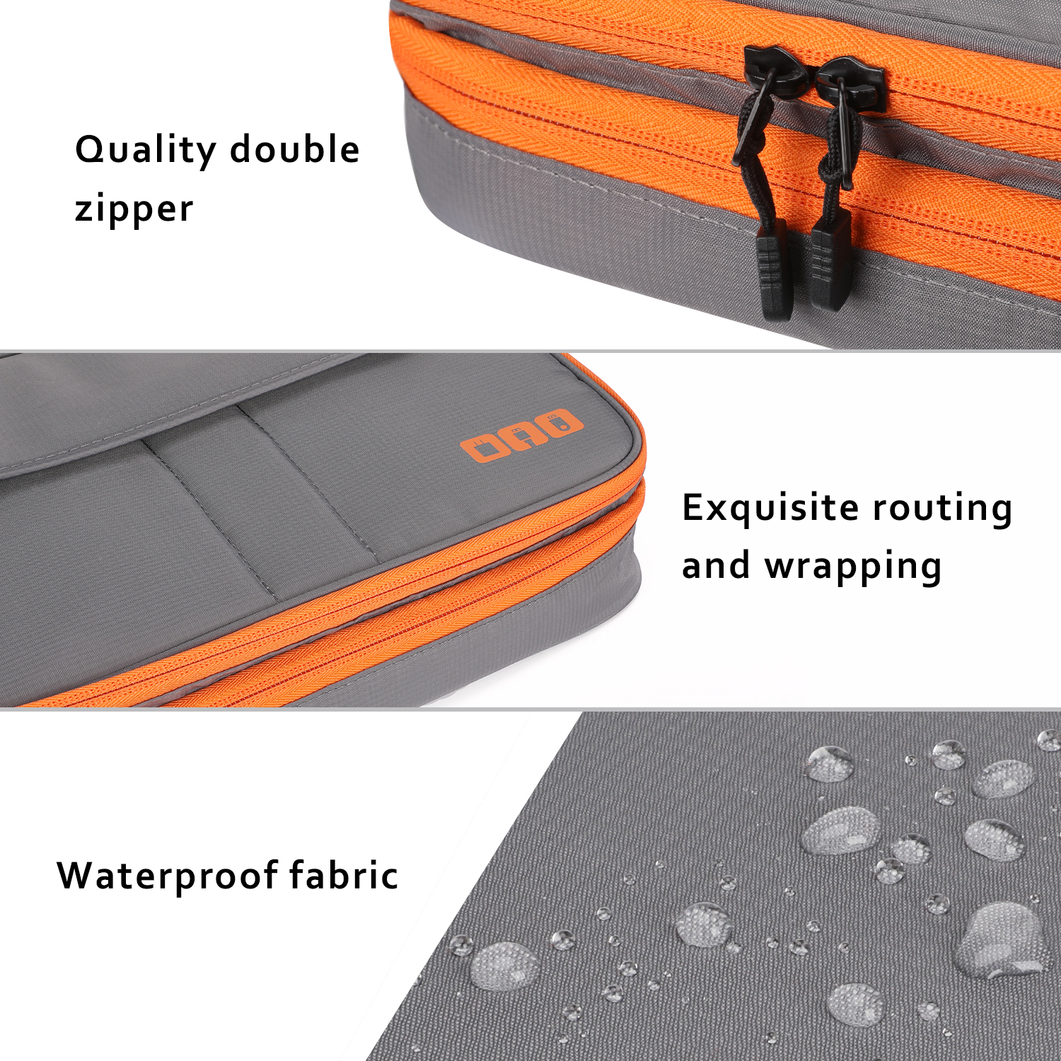 Double Layers Large Capacity T - Tech Accessories Organizer reseña y precio